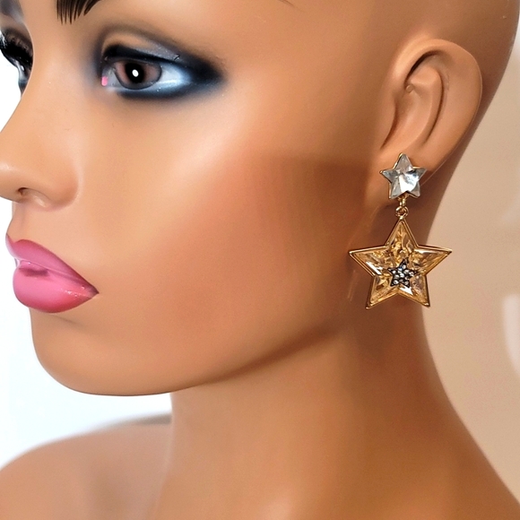 Betsey Johnson Celestial Drop Earrings - Picture 4 of 6